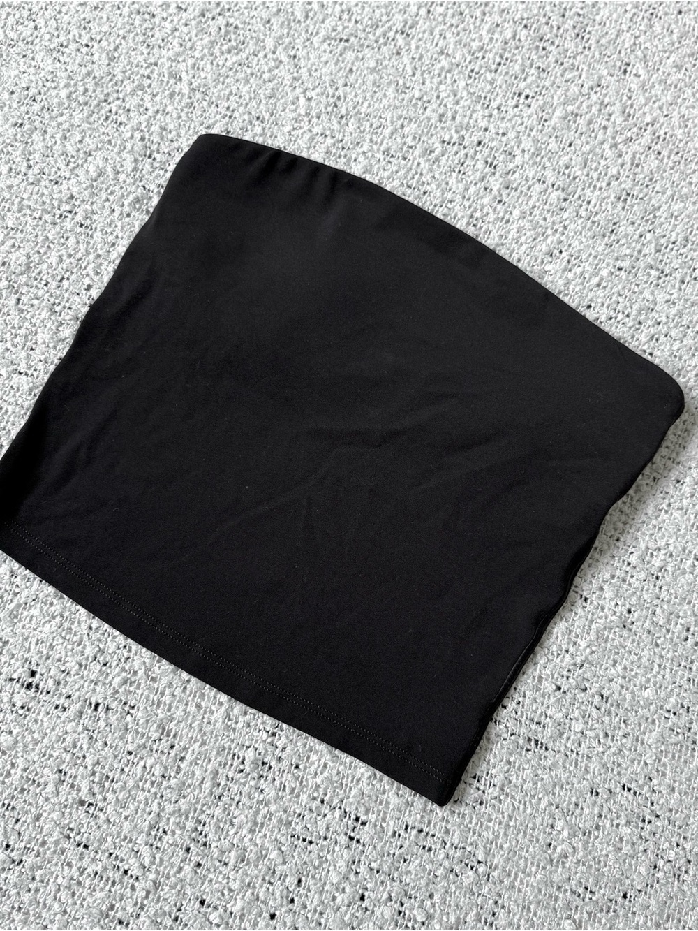 aerie Black Strapless Bandeau Top Size XS padded